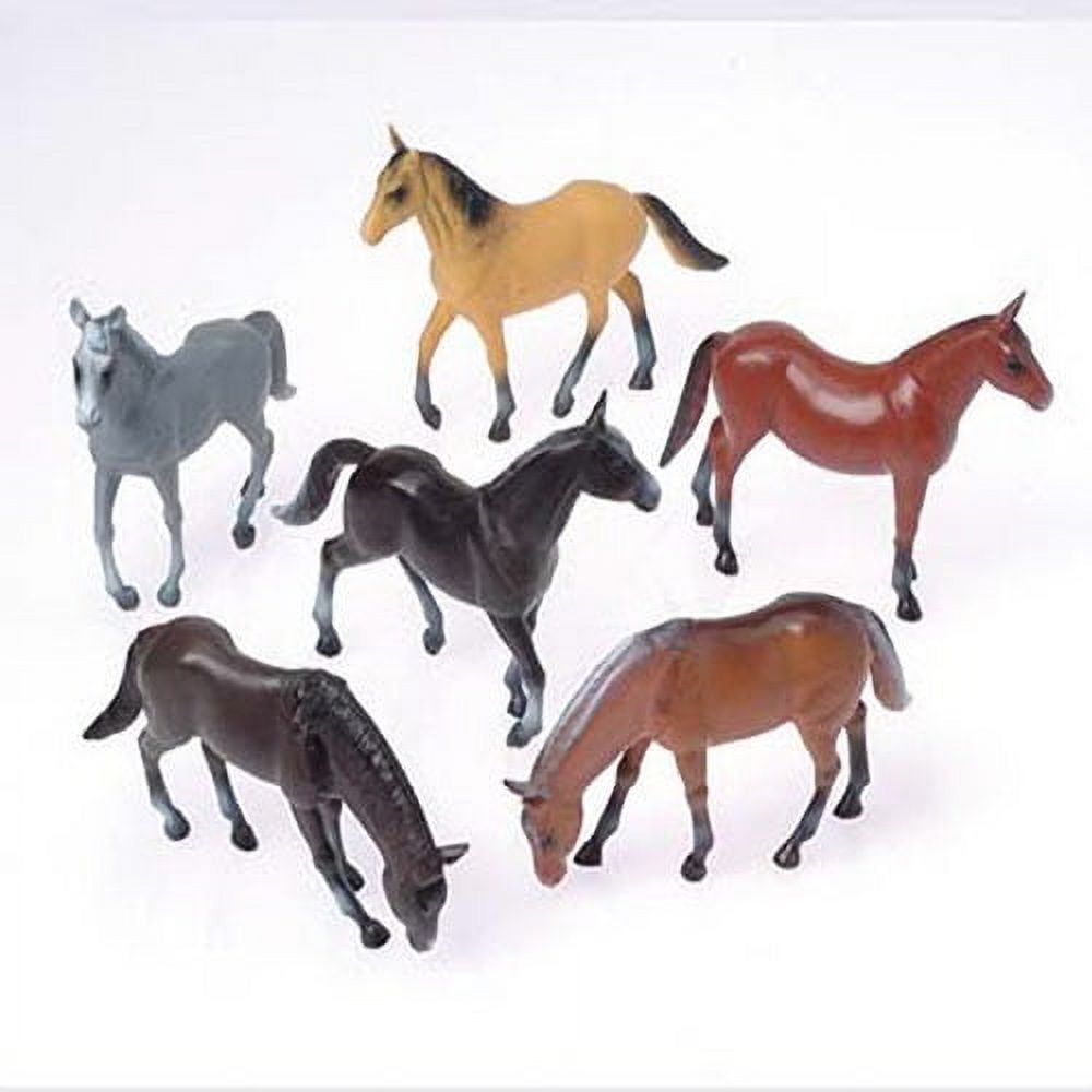 US Toy Company 2392 Horses4.5 Inch Pack of 12