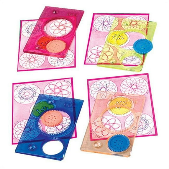 US Toy Company 6059 Spiro Stencils - Pack of 12