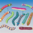 thumbnail image 1 of Neon Caterpillars Assorted 12 Pack Fake Plastic Insect Bug Toys, 1 of 2