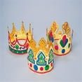 thumbnail image 1 of US Toy Company H159 Child Gold Foil Crowns - Pack of 12, 1 of 1