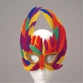 thumbnail image 1 of US Toy Company OD386 Rainbow Feather Mask, 1 of 2