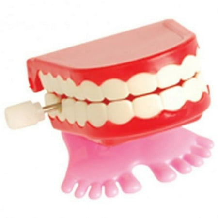 US Toy JK38X74 Small Wind Up Chattering Teeth - 74 per Pack