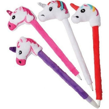 US Toy KA326 8 in. Unicorn Pens for Kids - Pack of 12