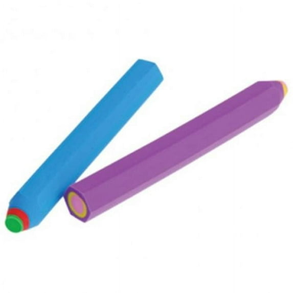 US Toy LM198X10 6 Piece Pencil Shaped Erasers - 10 Per Bags