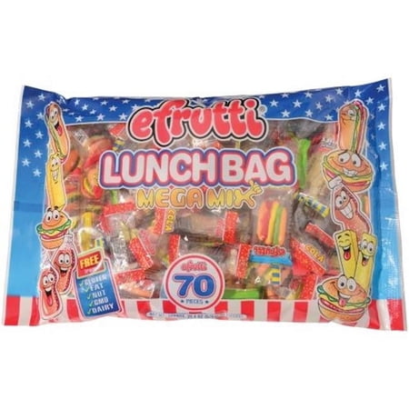 US Toy Lunch Bag Megamix Gummies - 70 Piece
