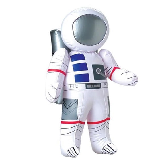 Inflatable 23" Astronaut and 17" Space Shuttle - 2 Pc Set - Space Party Toys and Decorations