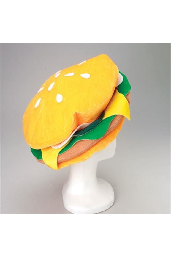 One Plush Fabric Hamburger Hat
