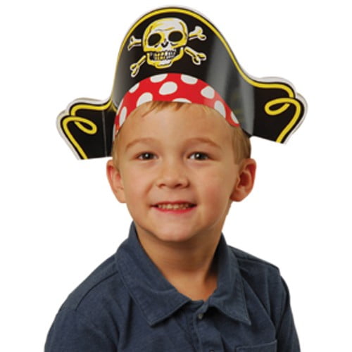 US Toy Pirate Captain Cardboard Party Hats Costume (1 Dozen)