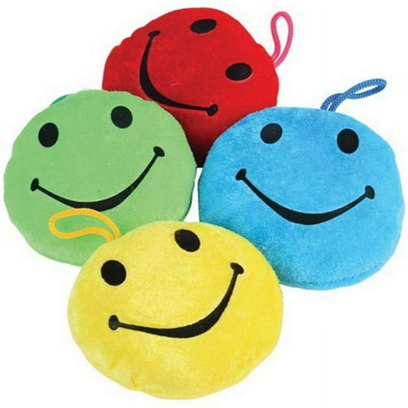 US Toy SB651 Smiley Face Plush Toy - Pack of 12