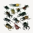 thumbnail image 1 of US Toy Scarab Beetles Assorted 12 Pack Fake Plastic Insect Bug Toys, 1 of 2