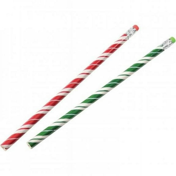 US Toy XM625 Candy Cane Stripe Pencils