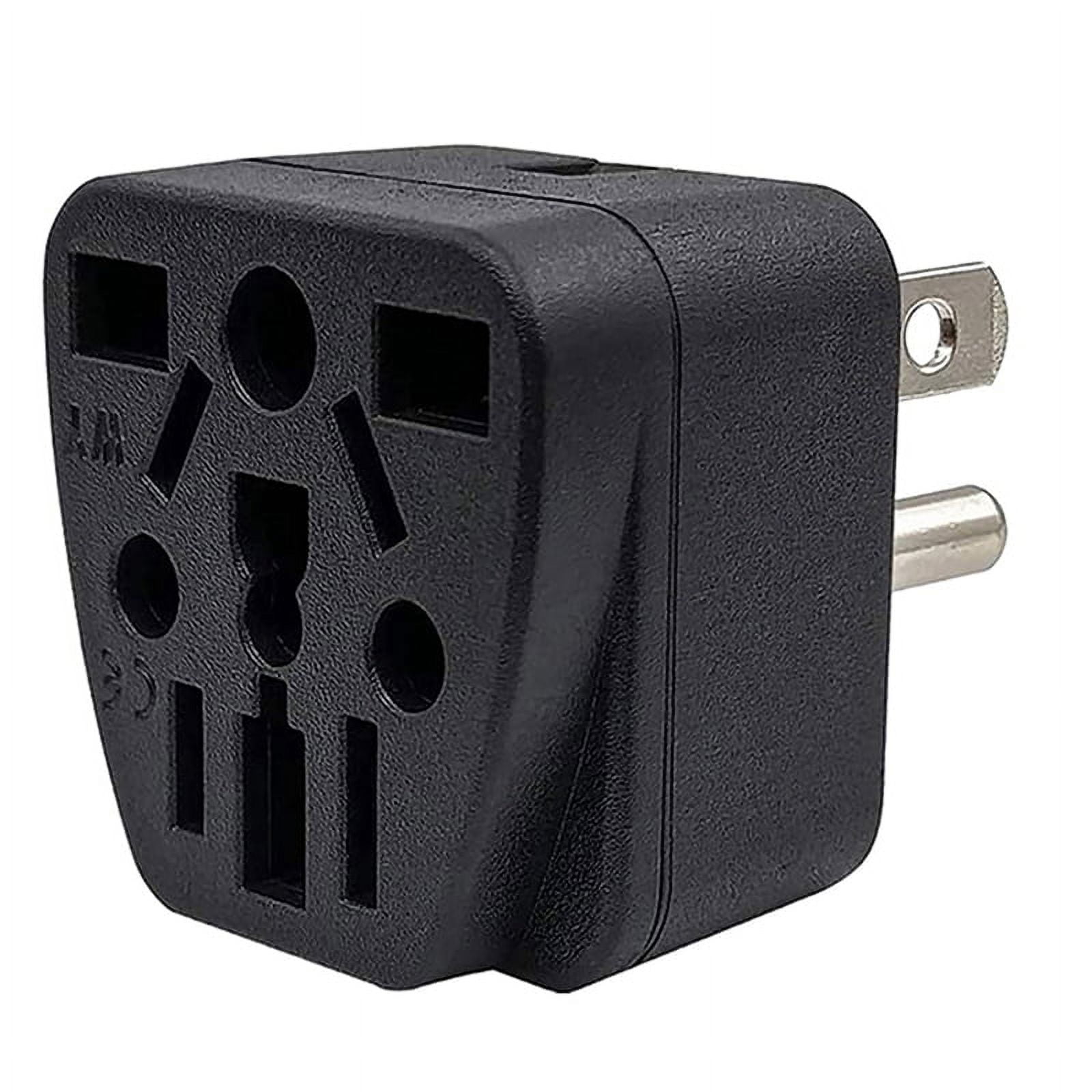 US Travel Plug Adapter EU/UK/AU/In/CN/JP//Italy/Brazil to USA (Type B