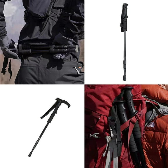 US Trekking Poles Nordic Walking Sticks Adjustable Anti-shock Hiking Alpenstock