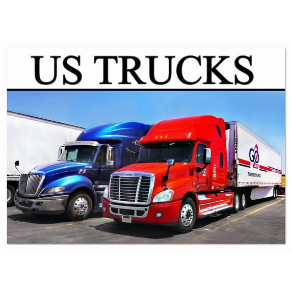 US Trucks - Kings of the Road (Monthly Wall Calendar 2026 11.7 x 16.5 (open)), CALVENDO 14 Month Calendar