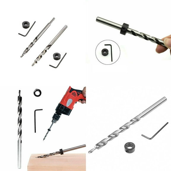 US Twist Step Drill Bit Set for Kreg Pocket Hole Drill Jig Guide 3/8inch(9.5mm)