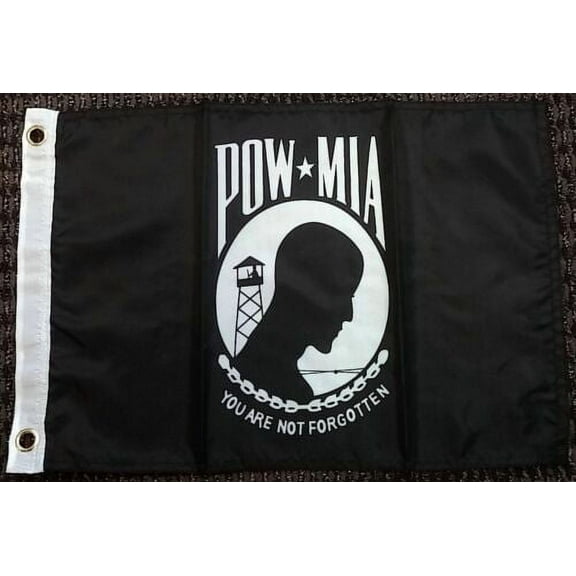 US/U.S. 12x18 AMERICAN POW MIA-FLAG 12''X18''