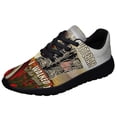 thumbnail image 1 of US Veteran I Walked The Walk Shoes Sneakers Black Size 7.5, 1 of 7