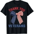 thumbnail image 1 of US Veterans Day Gifts Thank You Veterans Patriotic Soldier T-Shirt, 1 of 8