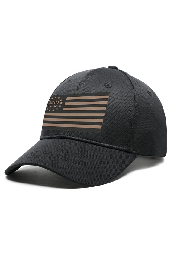 US Vintage Country Style 250th Anniversary Hat Floral American Flag Baseball Cap 250th Anniversary Hat