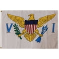 thumbnail image 1 of US Virgin Islands 100D Woven Poly Nylon 2x3 2'x3' Flag Banner Grommets (RUF), 1 of 3