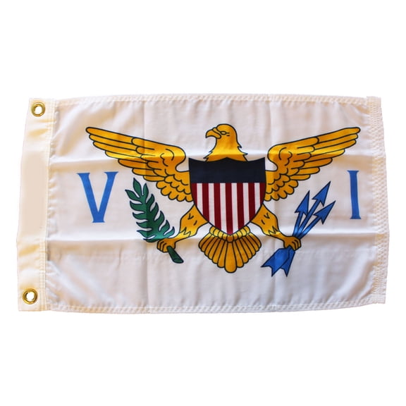US Virgin Islands - 12"X18" Nylon Flag