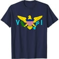 thumbnail image 1 of US Virgin Islands Flag Gift USVI Unisex T-Shirt for Men Women Kids Toddler, 1 of 5