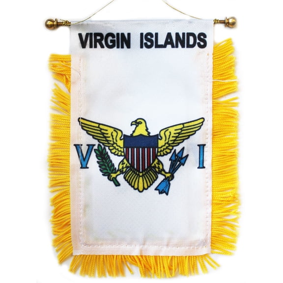 US Virgin Islands Window Hanging Flag