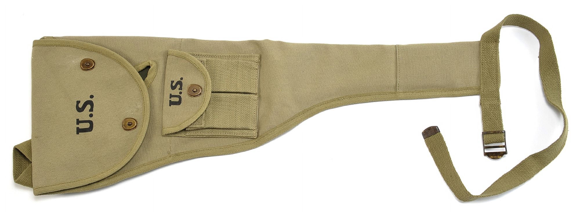 US WWII M1 Carbine Canvas Paratrooper Jump Case with Magazine Pouch marked JT&L 1943