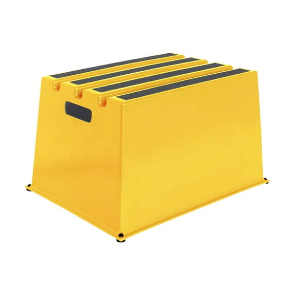 US Weight 1-Step Yellow Safety Step – Lightweight, Durable, Anti-Slip Step Stool with High Visibility