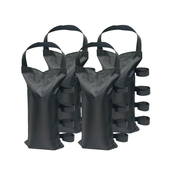 US Weight 100lbs Black Weight Bag Outdoor Canopy Weights (4 Pack)