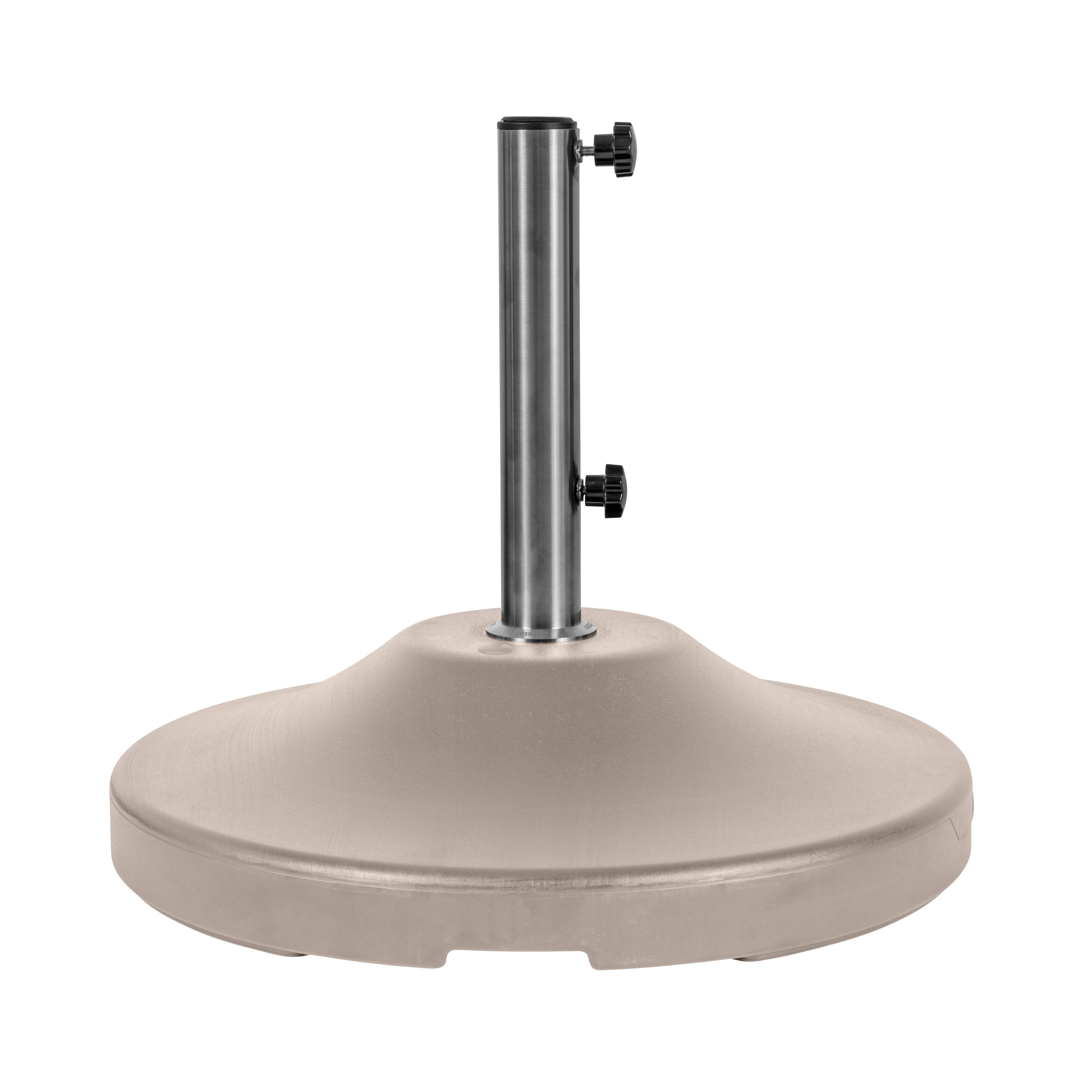 US Weight 120LB Capacity Fillable Free Standing Umbrella Base in Beige