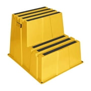 US Weight 2-Step Yellow Safety Step – Lightweight, Durable, Anti-Slip Step Stool with High Visibility