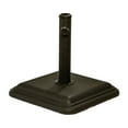 thumbnail image 1 of US Weight 26 lbs. Prefilled Concrete Square Outdoor Patio Umbrella Base in Bronze, 1 of 7