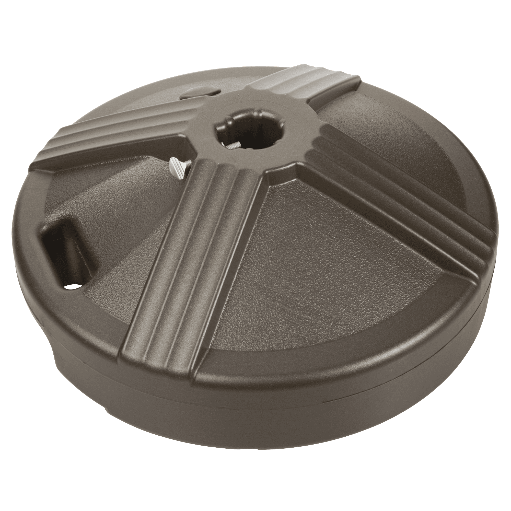 US Weight 50 lbs Bronze Round Fillable Patio Umbrella Base