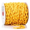thumbnail image 1 of US Weight ChainBoss 2-Inch Plastic Chain – 125 Feet, Customizable Yellow Plastic Chain with Endless Applications in Crowd Control, 1 of 7