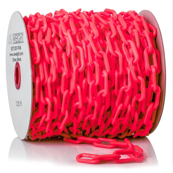 US Weight ChainBoss 2-Inch Plastic Chain ? 125 Feet