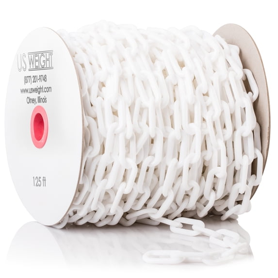 US Weight ChainBoss 2-Inch Plastic Chain – 125 Feet