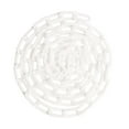 thumbnail image 1 of US Weight Chainboss 2" x 100' White Plastic Safety Chain with SunShield UV Resistant Technology, 1 of 9