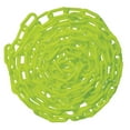 thumbnail image 1 of US Weight Chainboss 2" x 25' Safety Green Plastic Safety Chain with SunShield UV Resistant Technology, 1 of 5