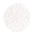 thumbnail image 1 of US Weight Chainboss 2" x 25' White Plastic Safety Chain with SunShield UV Resistant Technology, 1 of 9