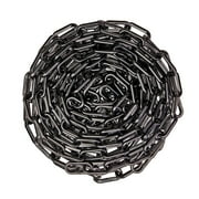 US Weight Chainboss 2" x 50' Black Plastic Safety Chain with SunShield UV Resistant Technology