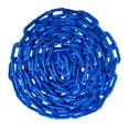 thumbnail image 1 of US Weight Chainboss 2" x 50' Blue Plastic Safety Chain with SunShield UV Resistant Technology, 1 of 9