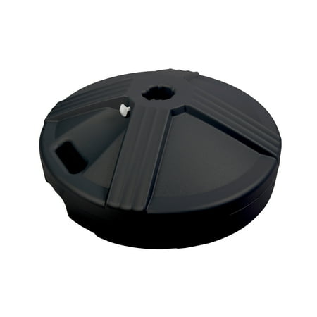 US Weight Durable 50 Pound Umbrella Base Designed to be Used with a Patio Table (Black)