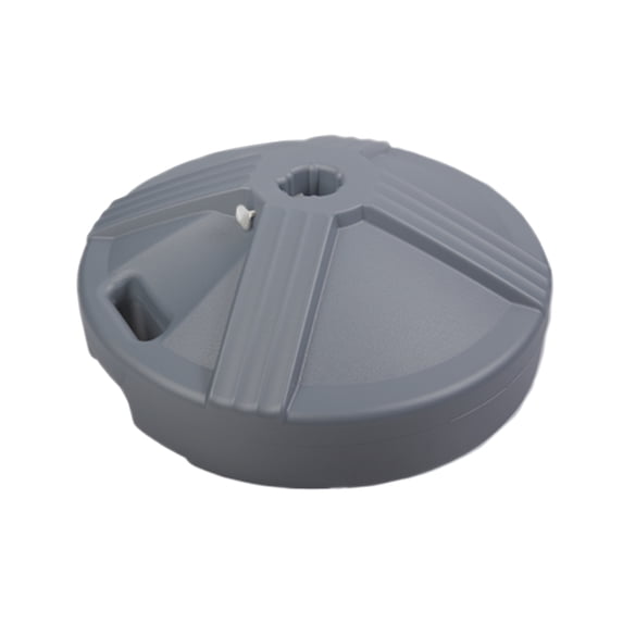 US Weight Durable 50 Pound Umbrella Base Designed to be Used with a Patio Table (Grey)