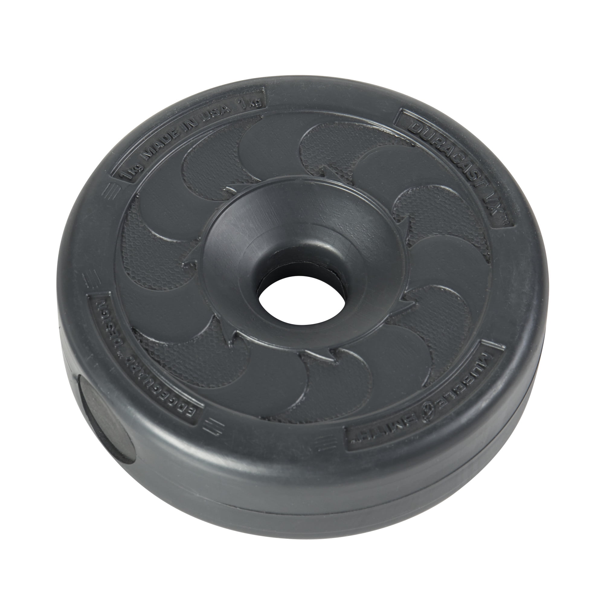 US Weight Duracast Weight Plates for 1-inch Diameter Bars – 1 kg