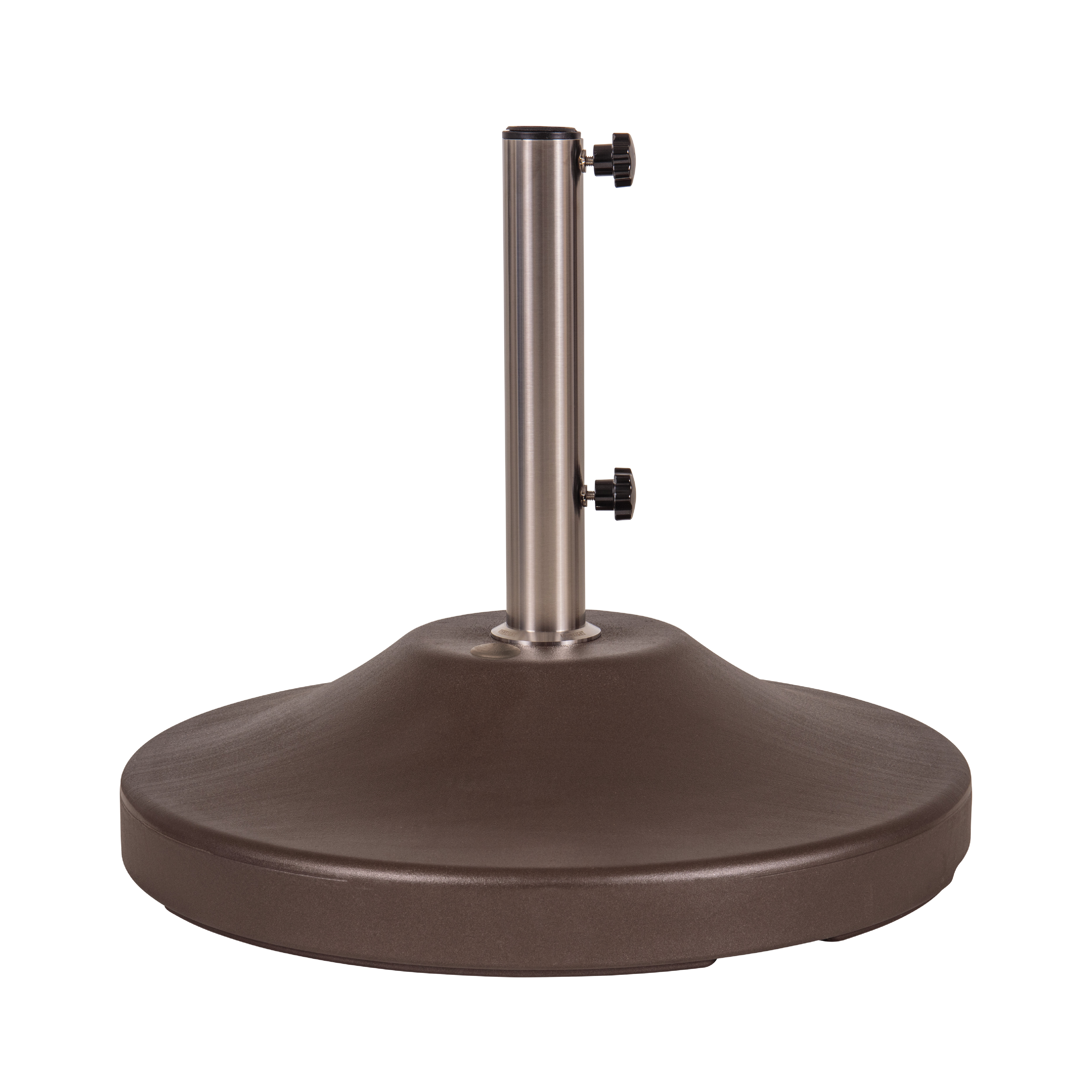 Base para sombrilla US Weight rellenable de servicio pesado y pie independiente - Bronce