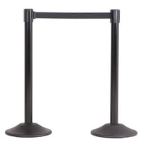 US Weight Heavy Duty Premium Steel Stanchion with 7.5-Foot Retractable Belt (More Colors Available)