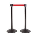 thumbnail image 1 of US Weight Heavy Duty Premium Steel Stanchion with 7.5-Foot Retractable Belt and Quik Secure 5 Second Setup (More Colors Available), 1 of 8