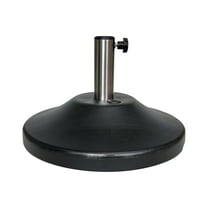 US Weight Premium 50 Pound Prefilled Umbrella Base for Patio Table - Black