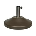 thumbnail image 1 of US Weight Premium 50 Pound Prefilled Umbrella Base for Patio Table - Bronze, 1 of 6